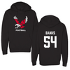 Eastern Washington University Football Black Mascot Hoodie - #54 Jaren Banks