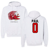 Jacksonville State University Football Gray Hoodie - #0 Andrew Paul