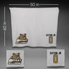 Bryant University Football Gray Blanket - #0 Christopher Eaton Jr