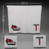 Southeast Missouri State University Football Gray Blanket - #1 Ty Leonard