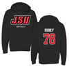 Jacksonville State University Football Black Hoodie - #78 Brock Robey
