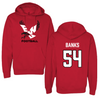 Eastern Washington University Football Red EWU Hoodie - #54 Jaren Banks