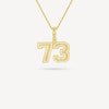 Gold Presidents Pendant and Chain - #73 Omari Smith