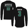 Northeastern State University Baseball Black Jersey Performance Long Sleeve - #3 Conner Duncan