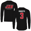 Jacksonville State University Basketball Black Performance Long Sleeve - #3 Travis Roberts