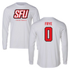 Saint Francis University (Pennsylvania) Football White Performance Long Sleeve - #0 Mason Frye