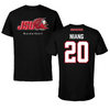 Jacksonville State University Basketball Black JSU Tee - #20 Gora Niang