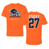 University of Texas at San Antonio Baseball Orange Tee - #27 Andrew Stucky