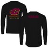 Central Michigan University Wrestling Black Performance Long Sleeve - Tracy Hubbard