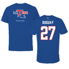 Louisiana Tech University Soccer True Royal Tee - #27 Emma Duguay