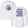 Drake University Football White Long Sleeve - #38 Nicholas Joseph