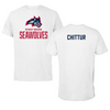 Stony Brook University TF and XC White Performance Tee - Neel Chittur