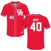 University of Houston Red Softball Jersey - #40 Katy Repa