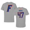 University of Florida Lacrosse Dark Gray Tee - #47 Sara Grove