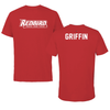 Illinois State University Track and Field Red Tee - Aubrey Griffin