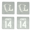 Lipscomb University Soccer Stone Coaster (4 Pack)  - #14 Levi Jones