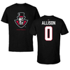 Austin Peay State University Football Black Tee - #0 Oshaan Allison