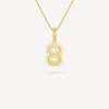Gold Presidents Pendant and Chain - #8 Brayden O'Neill