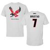 Eastern Washington University Volleyball Light Gray Tee - #7 Sage Brustad