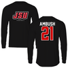 Jacksonville State University Football Black Long Sleeve - #21 Austin Ambush