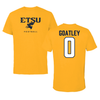 East Tennessee State University Football Gold Tee - #0 Cody Goatley