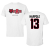 Arkansas State University Soccer White Performance Tee - #13 Phoebe Harpole