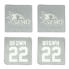 Southeast Missouri State University Football Stone Coaster (4 Pack)  - #22 Payton Brown