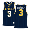 East Tennessee State University Navy Basketball Jersey - #3 Brecken Snotherly