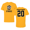 Fort Hays State University Soccer Gold Tee - #20 Marcos German Romero