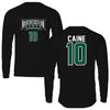 Northeastern State University Football Black Jersey Performance Long Sleeve - #10 Clavon Caine