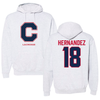 Catawba College Lacrosse Gray Hoodie - #18 Steven Hernandez