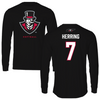 Austin Peay State University Softball Black Mascot Performance Long Sleeve - #7 Jaya Herring