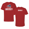 Stony Brook University TF and XC Canvas Red Tee - Camille Grable