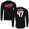 Jacksonville State University Baseball Black Mascot Long Sleeve - #47 Jackson Sleeper