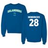 Texas A&M University-Corpus Christi Baseball Blue Crewneck - #28 Evans Hendricks