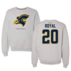East Tennessee State University Football Gray Crewneck - #20 Tywan Royal