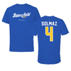 California State University-Bakersfield Soccer Blue Tee - #4 Sinan Solmaz