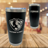 Eastern Illinois University TF and XC Black Stainless Steel Tumbler - Demarion Forman