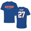 University of Florida Softball True Royal Performance Tee - #27 Kendra Falby