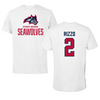 Stony Brook University Baseball White Tee - #2 Nicholas Rizzo