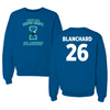 Texas A&M University-Corpus Christi Baseball Blue Islanders Crewneck - #26 Dann Blanchard