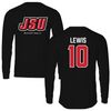 Jacksonville State University Basketball Black Performance Long Sleeve - #10 Brad Lewis