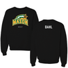 George Mason University Golf Black Mason Crewneck - Brayden Dahl