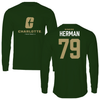 The University of North Carolina at Charlotte Football Forest Green Long Sleeve - #79 Jordan Herman