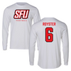 Saint Francis University (Pennsylvania) Football White Performance Long Sleeve - #6 Pierre Royster