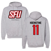 Saint Francis University (Pennsylvania) Football Gray Hoodie - #11 Jeff Hoenstine