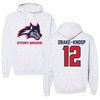 Stony Brook University Football Gray Hoodie - #12 Tyler Drake-Knoop