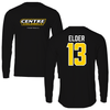 Centre College Football Black Performance Long Sleeve - #13 Evan Elder