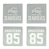 Stony Brook University Football Stone Coaster (4 Pack)  - #85 Dylan Iorgoveanu