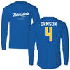 California State University-Bakersfield Soccer Blue Performance Long Sleeve - #4 Megan Ormson